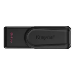   Pendrive, 64GB, USB 3.2 Gen1, KINGSTON "DataTraveler Exodia S", fekete