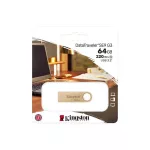 Pendrive, 64GB, USB 3.2 Gen1, KINGSTON "DataTraveler SE9 G3", arany