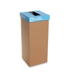 Szelektív hulladékgyűjtő, szlovák felirat, 50 l, RECOBIN "Office", kék