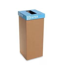   Szelektív hulladékgyűjtő, újrahasznosított, szlovák felirat, 50 l, RECOBIN "Office", kék