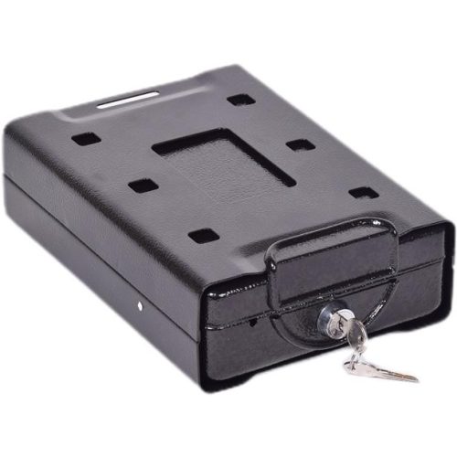 Értéktároló, mobil, 1,1 l, 70x160x220 mm, KINGSAFE "Car Safe"