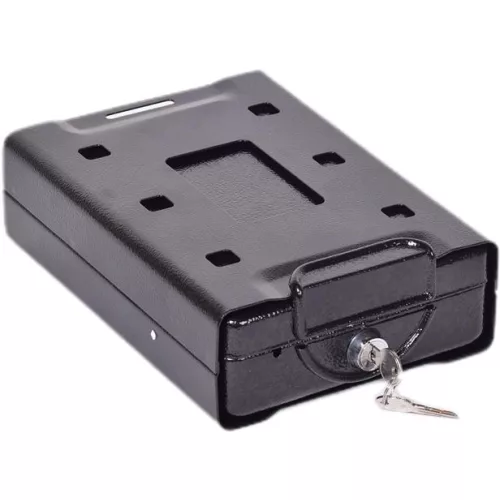 Értéktároló, mobil, 1,1 l, 70x160x220 mm, KINGSAFE "Car Safe"