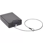 Értéktároló, mobil, 1,1 l, 70x160x220 mm, KINGSAFE "Car Safe"