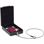 Értéktároló, mobil, 1,1 l, 70x160x220 mm, KINGSAFE "Car Safe"