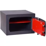 Bútorszéf, kulcsos zár, 30 l, 270x390x350 mm, TECHNOMAX "MTK 4"