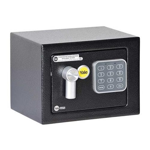 Bútorszéf, elektronikus zár, 4,2 l, 170x230x170 mm, YALE "YSV/170/DB1"
