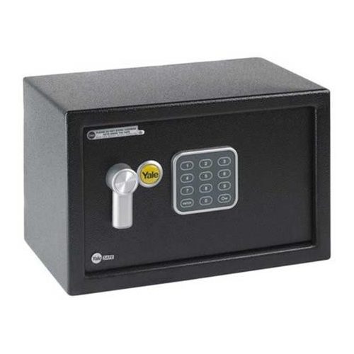 Bútorszéf, elektronikus zár, 16,3 l, 250x350x250 mm,YALE "YSV/250/DB1"