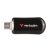 Pendrive, 128GB, USB-C 3.2 Gen1, VERBATIM "Plectra", fekete