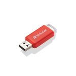 Pendrive, 16GB, USB 2.0, VERBATIM "Databar", piros