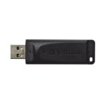 Pendrive, 16GB, USB 2.0, VERBATIM "Slider", fekete