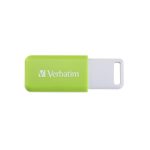 Pendrive, 32GB, USB 2.0, VERBATIM "Databar", zöld