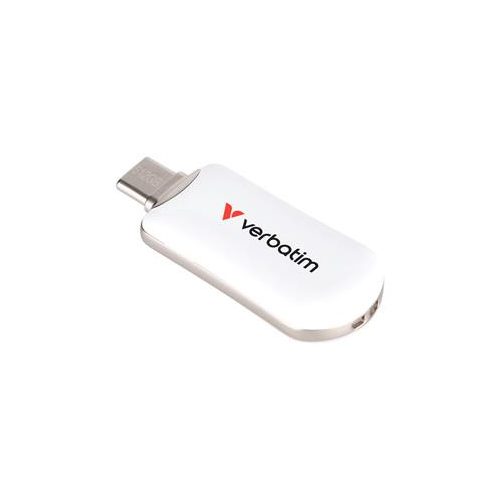 Pendrive, 512GB, USB-C 3.2 Gen1, VERBATIM "Plectra", fehér