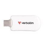 Pendrive, 512GB, USB-C 3.2 Gen1, VERBATIM "Plectra", fehér