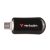Pendrive, 64GB, USB-C 3.2 Gen1, VERBATIM "Plectra", fekete