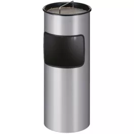   Tűzálló szemetes, fém, kiemelhető hamutartóval, VEPA BINS, szürke