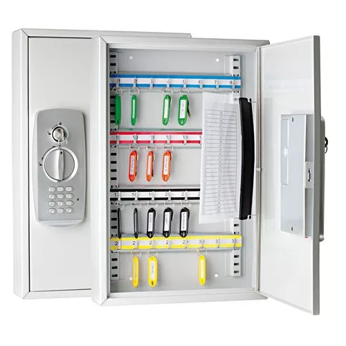 Zárható kulcsszekrény elektronikus zárral, 32 db-os WEDO
