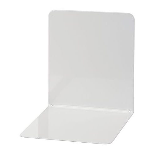 Könyvtámasz, fém, 2 db, 14x12x14 cm, WEDO, világosszürke