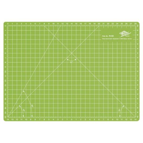 Vágóalátét, barkácsoláshoz, A4, WEDO "Comfortline", zöld