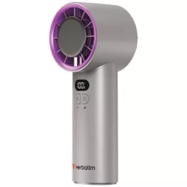   Kézi ventilátor, VERBATIM "Cool’n’Go IceTouch", szürke-lila