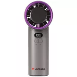 Kézi ventilátor, VERBATIM "Cool’n’Go IceTouch", szürke-lila