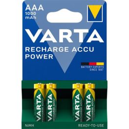   Tölthető elem, AAA mikro, 4x1000 mAh, előtöltött, VARTA "Power"