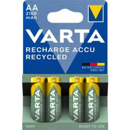   Tölthető elem, AA, ceruza, újrahasznosított, 4x2100 mAh, VARTA