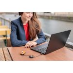 Egér, vezetékes, optikai, kisméret, USB, VERBATIM "Go Mini", ezüst-lávaszínű