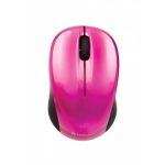 Egér, vezeték nélküli, optikai, közepes méret, USB, VERBATIM "Go", ciklámen