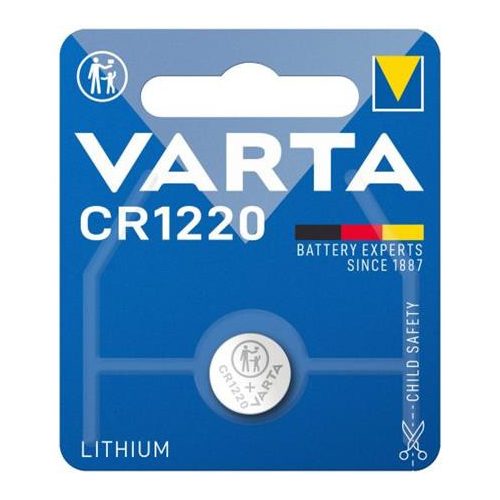 Gombelem, CR1220, 1 db, VARTA