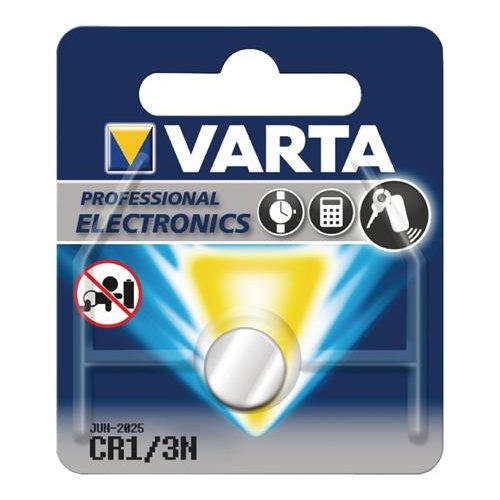 Gombelem, 3V, CR1/3N BL1, 1 db, lítium, VARTA "Professional"