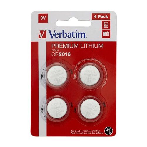 Gombelem, CR2016, 4 db, VERBATIM "Premium"