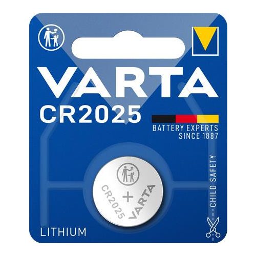 Gombelem, CR2025, 1 db, VARTA