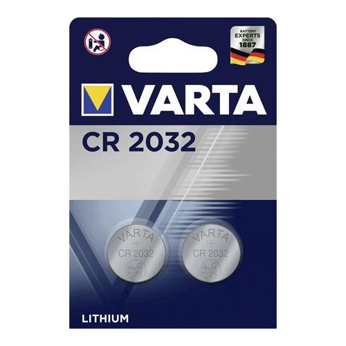 Gombelem, CR2032, 2 db, VARTA