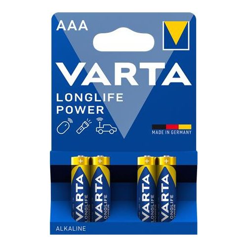 Elem, AAA mikro, 4 db, VARTA "Longlife Power"