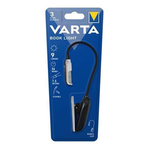Olvasólámpa, 2xCR2032, VARTA "Booklight"