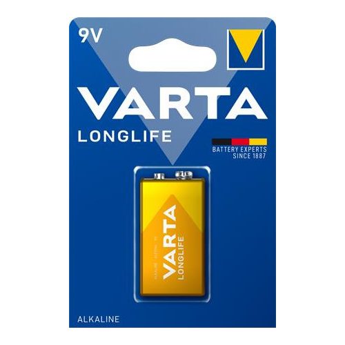 Elem, 9V, 1 db, VARTA "Longlife"