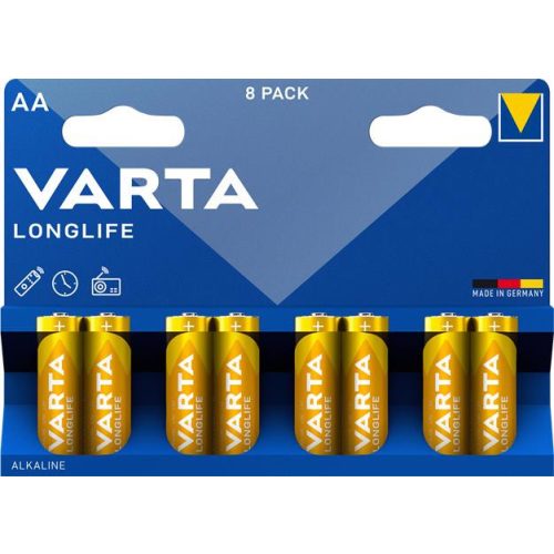 Elem, AA ceruza, 8 db, VARTA "Longlife"