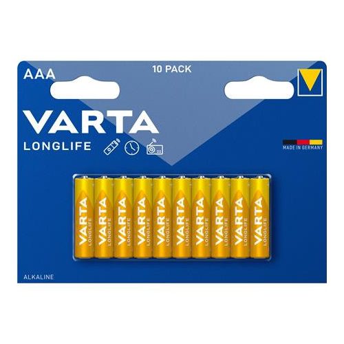Elem, AAA mikro, 10 db, VARTA "Longlife"