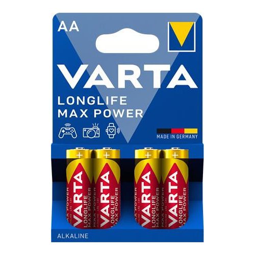 Elem, AA ceruza, 4 db, VARTA "Longlife Max Power"