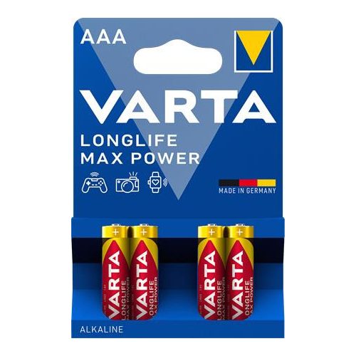 Elem, AAA mikro, 4 db, VARTA "Longlife Max Power"