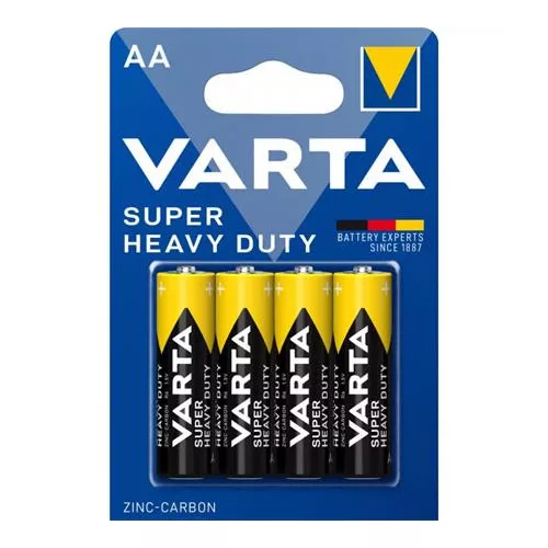 Elem, AA ceruza, 4 db, féltartós, VARTA "Super Heavy Duty"