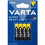 Elem, AAA mikro, 4 db, féltartós, VARTA "Super Heavy Duty"