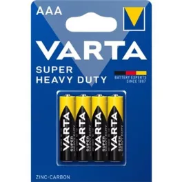   Elem, AAA mikro, 4 db, féltartós, VARTA "Super Heavy Duty"