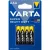 Elem, AAA mikro, 4 db, féltartós, VARTA "Super Heavy Duty"