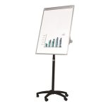 Flipchart tábla, mágneses felület, 70x100 cm, mobil, VICTORIA VISUAL