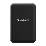 Power bank, külső akkumulátor, mágneses, 20.000mAh, kitámasztó, VERBATIM "Charge n Go Essentials", fekete