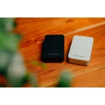 Power bank, külső akkumulátor, mágneses, 20.000mAh, kitámasztó, VERBATIM "Charge n Go Essentials", fekete