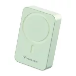 Power bank, mágneses (vezeték nélküli), 20.000mAh, VERBATIM "Charge n Go Essentials", zöld