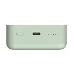 Power bank, mágneses (vezeték nélküli), 20.000mAh, VERBATIM "Charge n Go Essentials", zöld