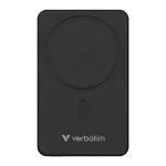 Power bank, külső akkumulátor, vezeték nélküli, 10.000mAh, VERBATIM "Charge n Go Essentials", fekete